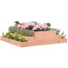Odlingslåda massiv douglas vidaXL 110 x 110 x 27 cm – miniatyr 3