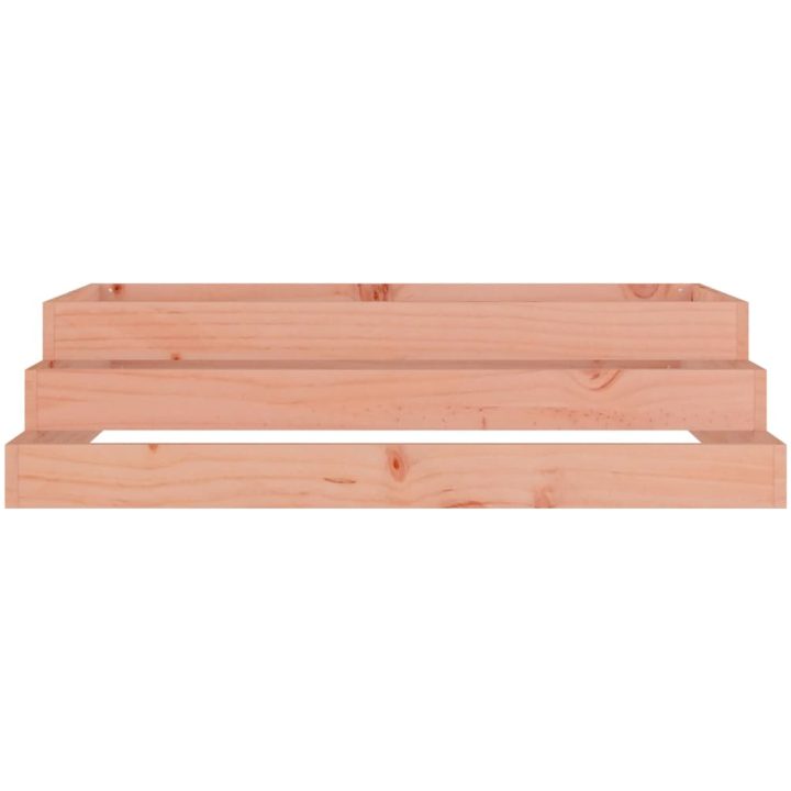 Odlingslåda massiv douglas vidaXL 110 x 110 x 27 cm – bild 4