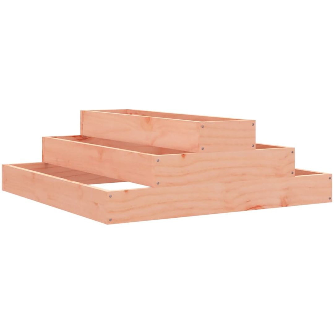 Odlingslåda massiv douglas vidaXL 80 x 80 x 27 cm – bild 2