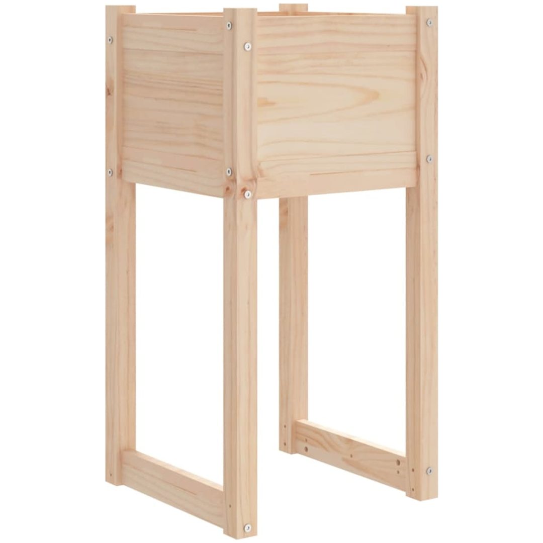 Odlingslåda massiv furu vidaXL 40 x 40 x 81 cm – bild 2