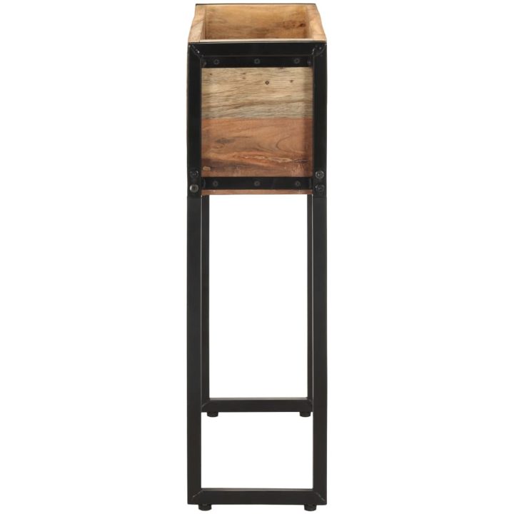 Odlingslåda massivt återvunnet trä vidaXL 60 x 20 x 68 cm – bild 3
