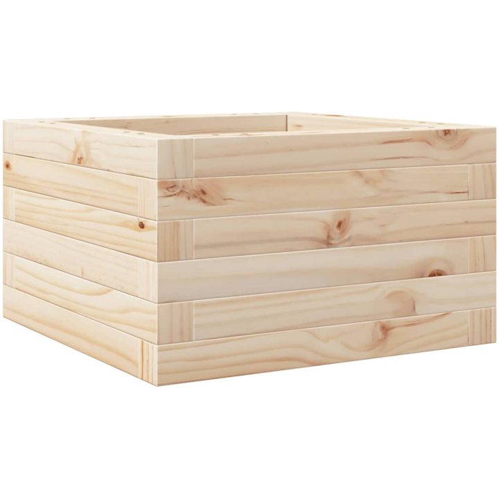 Odlingslåda massivt furuträ vidaXL 40 x 40 x 23 cm – bild 2