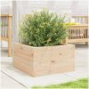 Odlingslåda massivt furuträ vidaXL 40 x 40 x 23 cm – miniatyr 3