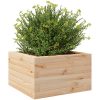 Odlingslåda massivt furuträ vidaXL 40 x 40 x 23 cm – miniatyr 4