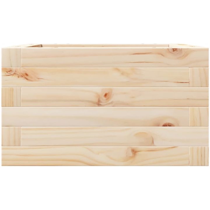 Odlingslåda massivt furuträ vidaXL 40 x 40 x 23 cm – bild 5