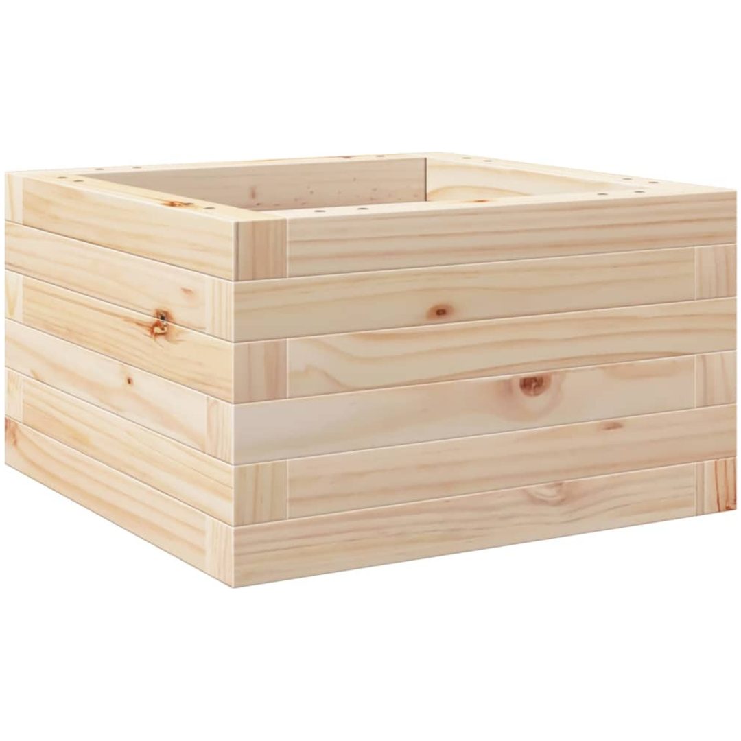 Odlingslåda massivt furuträ vidaXL 40 x 40 x 23 cm – bild 7