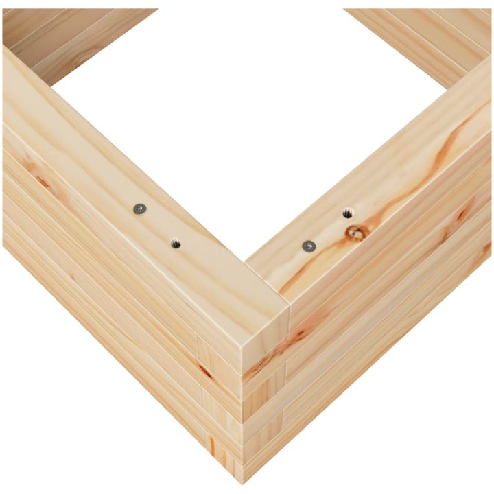 Odlingslåda massivt furuträ vidaXL 40 x 40 x 23 cm – bild 8