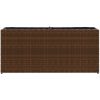 Odlingslåda med 2 krukor brun 90x20x40 cm konstrotting vidaXL – miniatyr 5