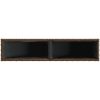Odlingslåda med 2 krukor brun 90x20x40 cm konstrotting vidaXL – miniatyr 8