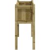 Odlingslåda med ben 110x31x70 cm impregnerat furu vidaXL – miniatyr 6