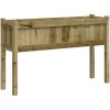 Odlingslåda med ben 110x31x70 cm impregnerat furu vidaXL – miniatyr 7