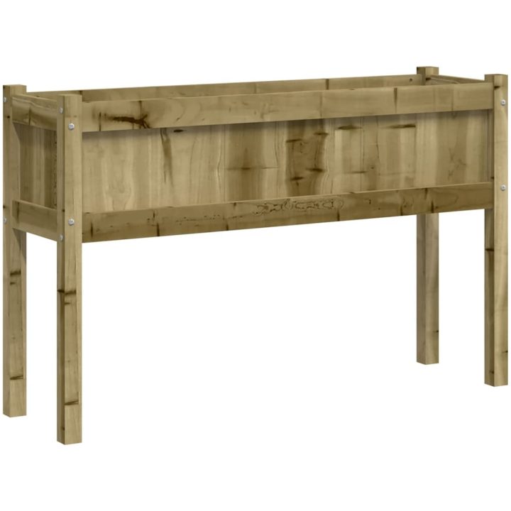Odlingslåda med ben 110x31x70 cm impregnerat furu vidaXL – bild 7
