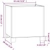 Odlingslåda med ben 2 st rostfärgad rosttrögt stål vidaXL 32 x 30 x 33 cm – miniatyr 10