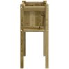 Odlingslåda med ben 70x31x70 cm impregnerat furu vidaXL – miniatyr 6