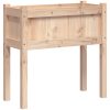 Odlingslåda med ben 70x31x70 cm massiv furu vidaXL – miniatyr 7
