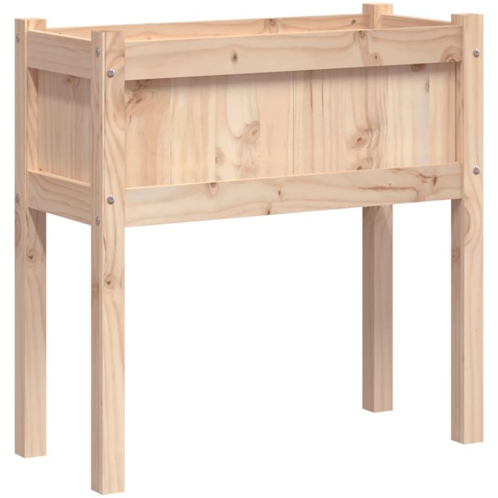 Odlingslåda med ben 70x31x70 cm massiv furu vidaXL – bild 7