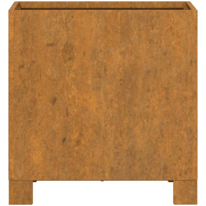 Odlingslåda med ben rostfärgad rosttrögt stål vidaXL 32 x 30 x 33 cm – bild 5