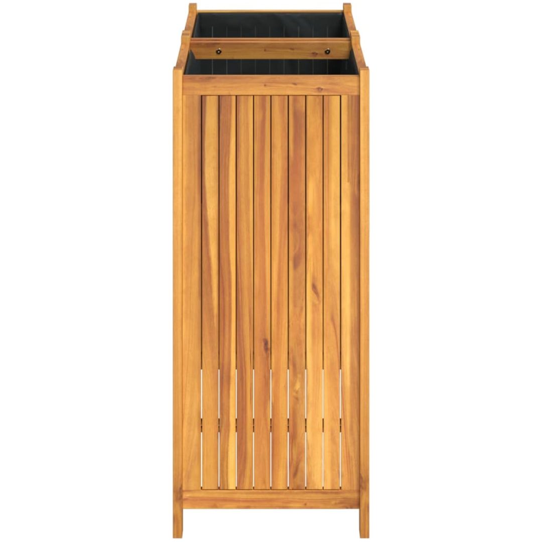 Odlingslåda med foder 84x42x100 cm massivt akaciaträ vidaXL 80 x 42 x 100 cm – bild 6
