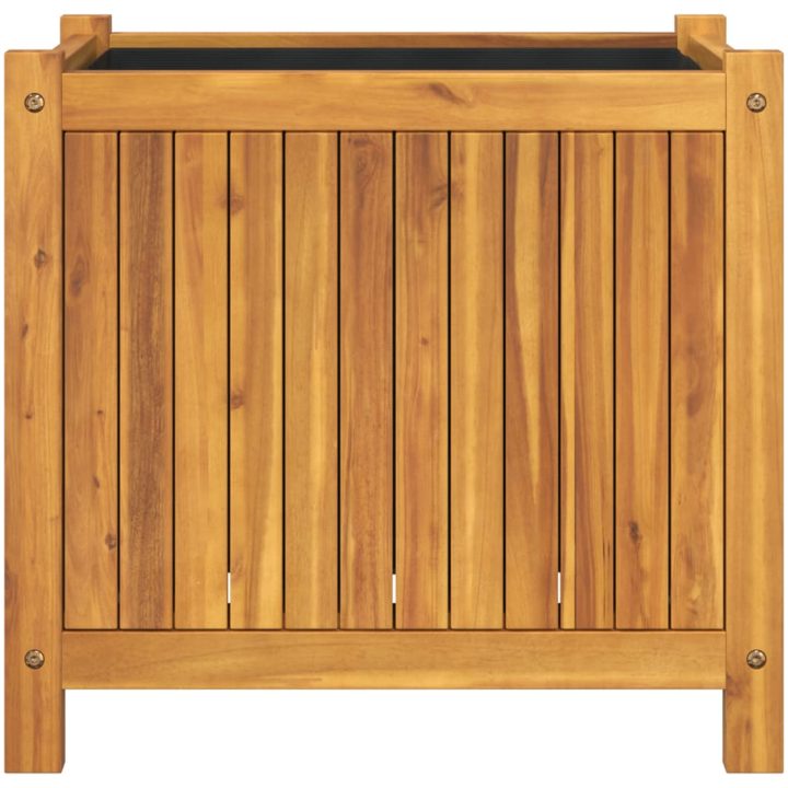 Odlingslåda med foder massivt akaciaträ vidaXL 54 x 31 x 50 cm – bild 4