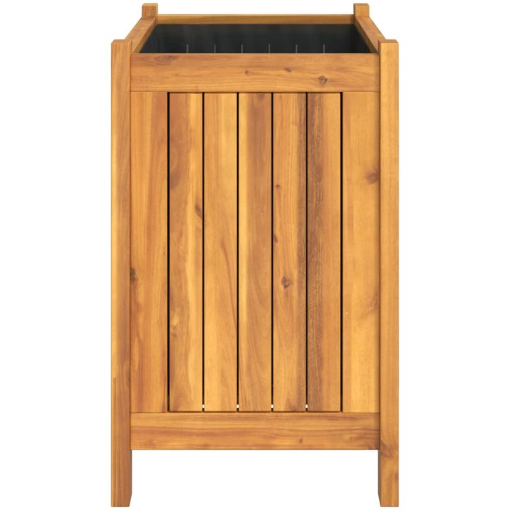 Odlingslåda med foder massivt akaciaträ vidaXL 54 x 31 x 50 cm – bild 6