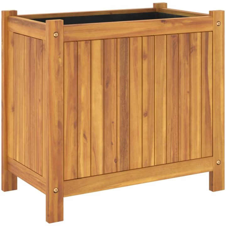 Odlingslåda med foder massivt akaciaträ vidaXL 54 x 31 x 50 cm – bild 7