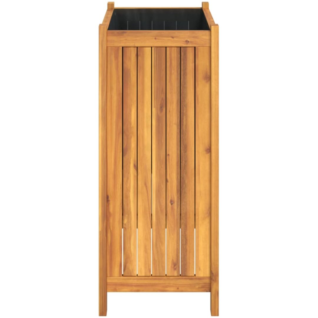 Odlingslåda med foder massivt akaciaträ vidaXL 54 x 31 x 75 cm – bild 6