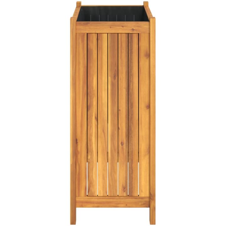 Odlingslåda med foder massivt akaciaträ vidaXL 54 x 31 x 75 cm – bild 6