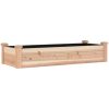 Odlingslåda med foder massivt granträ vidaXL 120 x 45 x 25 cm – miniatyr 2