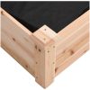 Odlingslåda med foder massivt granträ vidaXL 120 x 45 x 25 cm – miniatyr 7