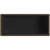 Odlingslåda med hylla brun konstrottning vidaXL 70 x 28 x 70 cm – miniatyr 8