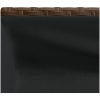 Odlingslåda med hylla brun konstrottning vidaXL 70 x 28 x 70 cm – miniatyr 9