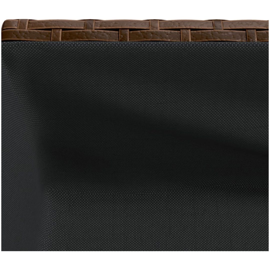 Odlingslåda med hylla brun konstrottning vidaXL 70 x 28 x 70 cm – bild 9