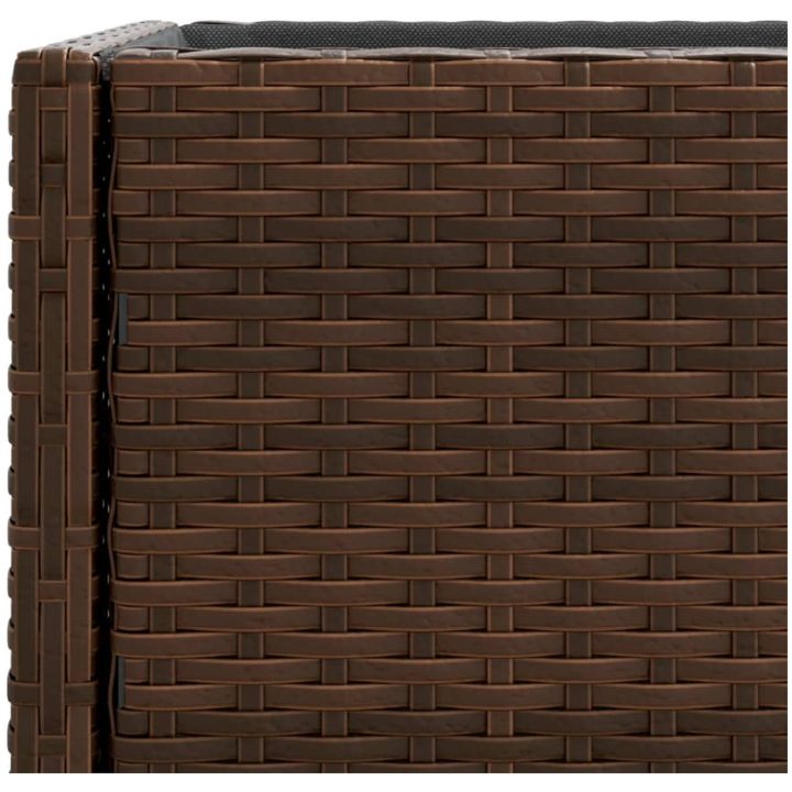 Odlingslåda med hylla brun konstrottning vidaXL 70 x 28 x 70 cm – bild 10