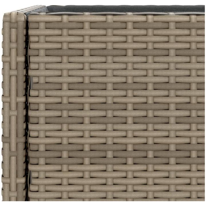 Odlingslåda med hylla grå konstrottning vidaXL 70 x 28 x 70 cm – bild 10