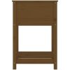 Odlingslåda med hylla honungsbrun 54x54x81 cm massiv furu vidaXL 57 x 54 x 81 cm – miniatyr 6