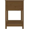 Odlingslåda med hylla honungsbrun massiv furu vidaXL 82.5 x 54 x 81 cm – miniatyr 6