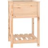 Odlingslåda med hylla massiv furu vidaXL 54 x 54 x 81 cm – miniatyr 2