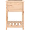 Odlingslåda med hylla massiv furu vidaXL 54 x 54 x 81 cm – miniatyr 5
