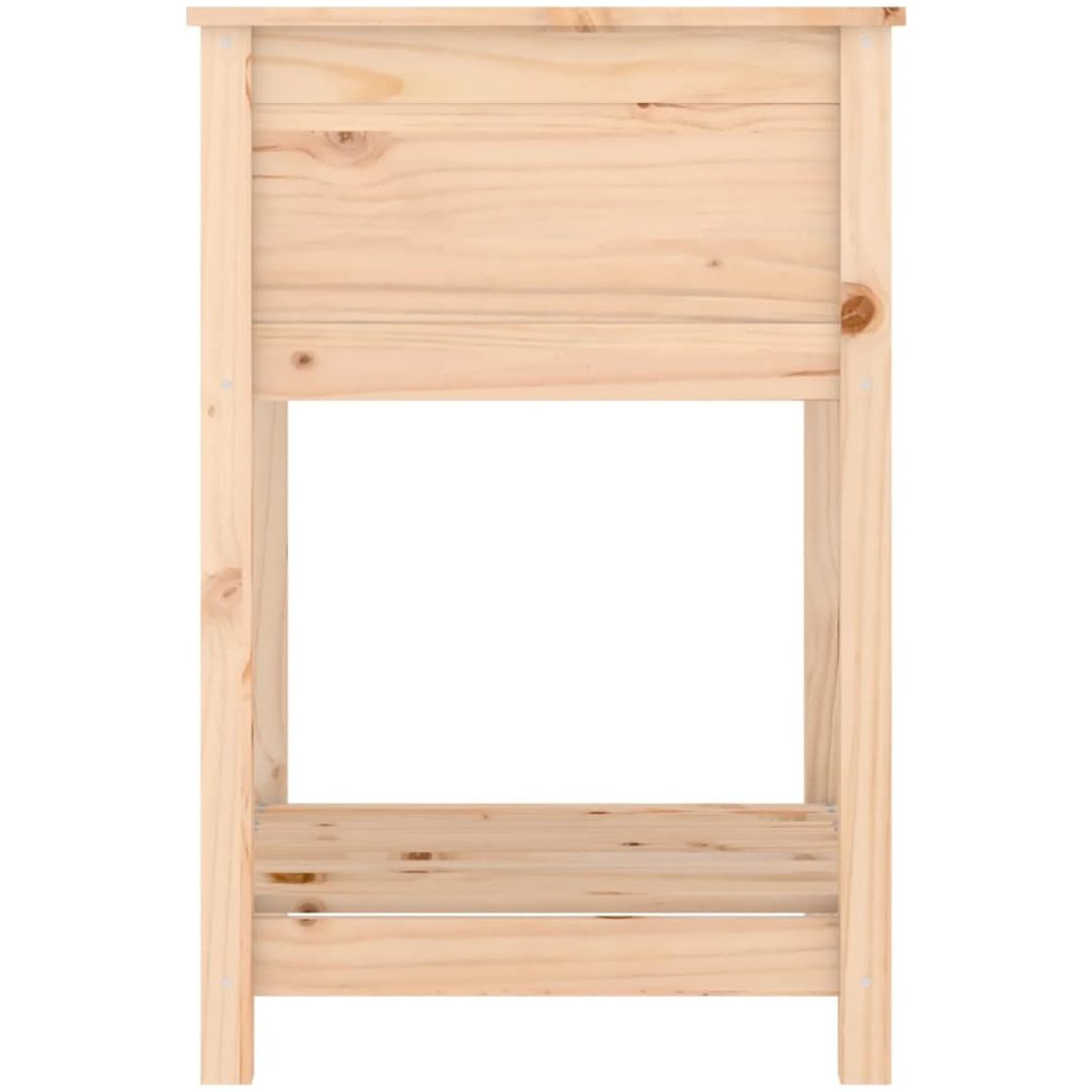 Odlingslåda med hylla massiv furu vidaXL 54 x 54 x 81 cm – bild 6