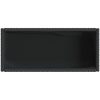 Odlingslåda med hylla svart konstrottning vidaXL 70 x 28 x 70 cm – miniatyr 8