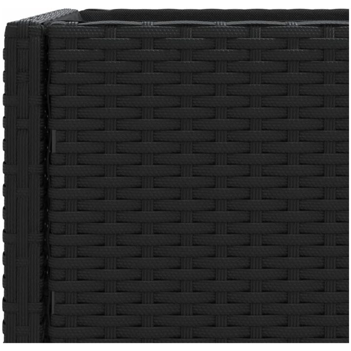 Odlingslåda med hylla svart konstrottning vidaXL 70 x 28 x 70 cm – bild 10