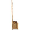 Odlingslåda med spaljé bambu vidaXL 70 cm – miniatyr 4