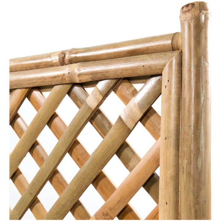 Odlingslåda med spaljé bambu vidaXL 70 cm – bild 6