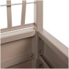 Odlingslåda med spaljé ljusbrun 80x36x140 cm PP vidaXL 80 x 36 x 140 cm – miniatyr 6