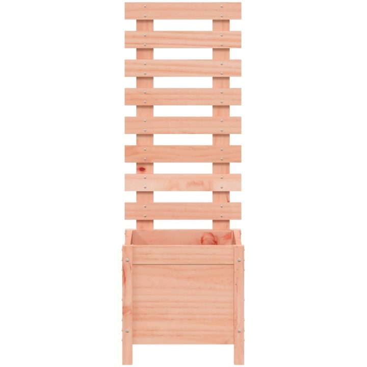 Odlingslåda med spaljé massivt douglasträ vidaXL 39 x 39.5 x 114 cm – bild 5