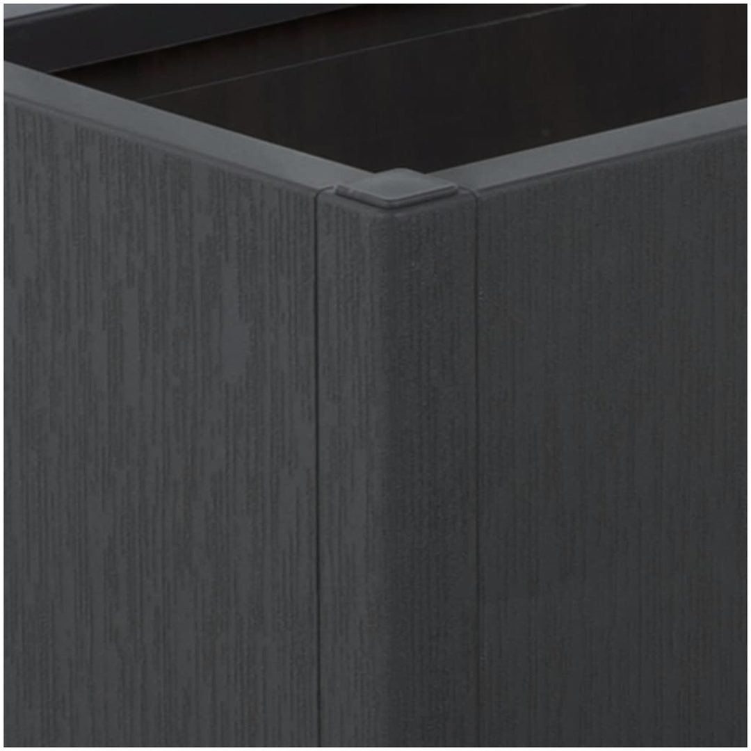 Odlingslåda med spaljé mörkgrå 80x36x140 cm PP vidaXL 80 x 36 x 140 cm – bild 7