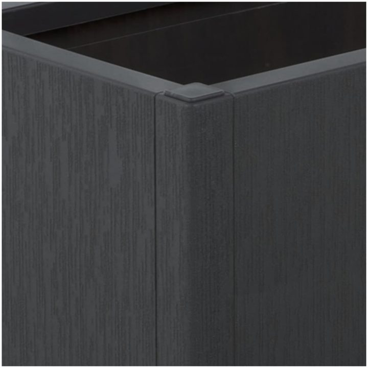 Odlingslåda med spaljé mörkgrå 80x36x140 cm PP vidaXL 80 x 36 x 140 cm – bild 7
