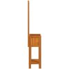 Odlingslåda med spaljé och hylla massiv akacia vidaXL 55 x 29.5 x 152 cm – miniatyr 5