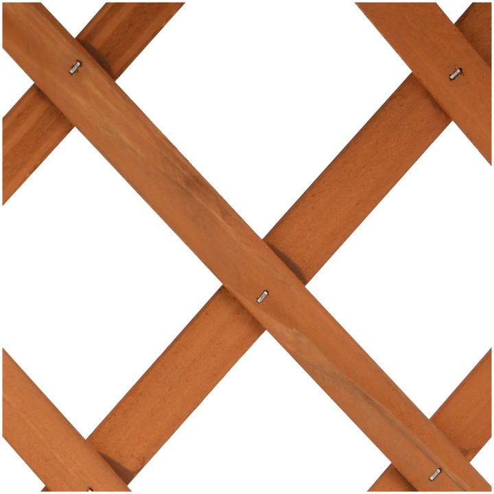 Odlingslåda med spaljé orange 45x30x74 cm massivt granträ vidaXL – bild 5