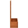 Odlingslåda med spaljé orange 50x25x90 cm massivt granträ vidaXL – miniatyr 3